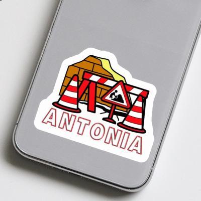 Antonia Sticker Road Construction Laptop Image