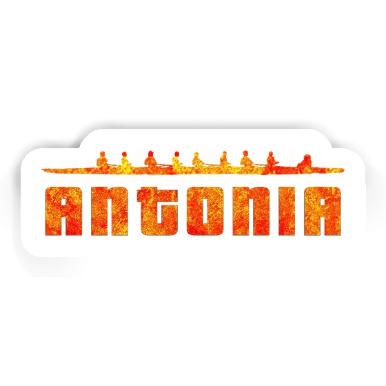 Antonia Sticker Rowboat Image