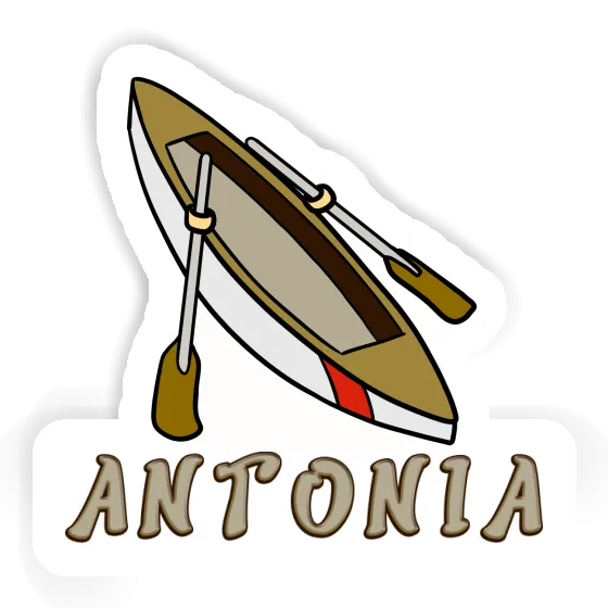 Antonia Sticker Rowboat Image