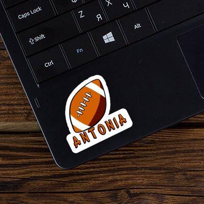 Sticker Antonia Rugby Laptop Image