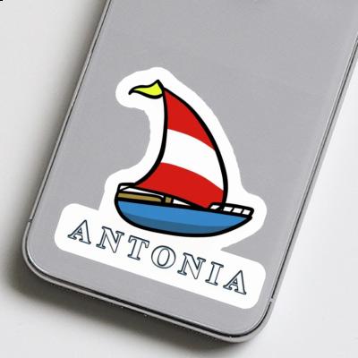 Sailboat Sticker Antonia Notebook Image