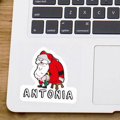 Antonia Autocollant Père Noël Laptop Image