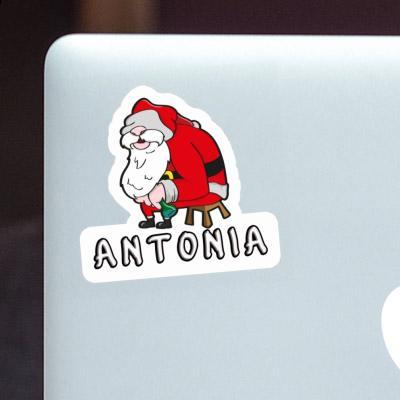 Antonia Aufkleber Weihnachtsmann Laptop Image