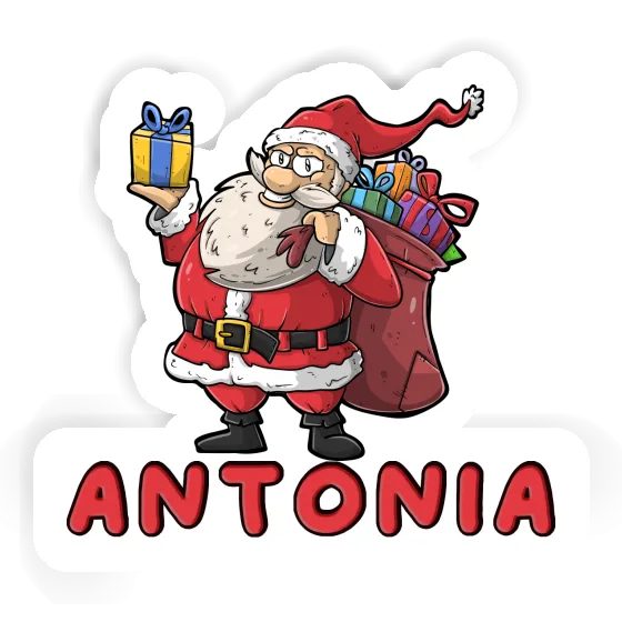 Antonia Sticker Santa Claus Gift package Image