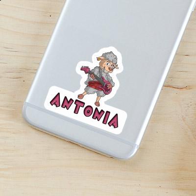 Sticker Antonia Rockergirl Notebook Image