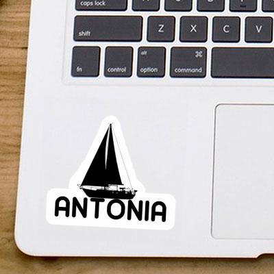 Aufkleber Segelboot Antonia Notebook Image