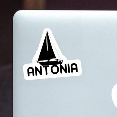 Antonia Sticker Sailboat Notebook Image