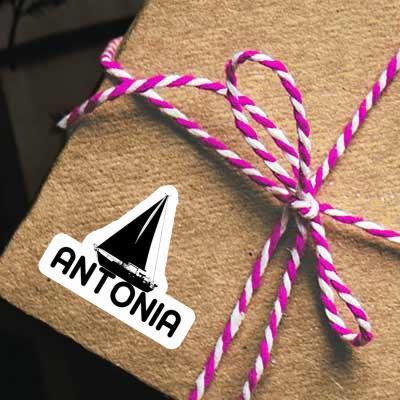 Antonia Sticker Sailboat Notebook Image