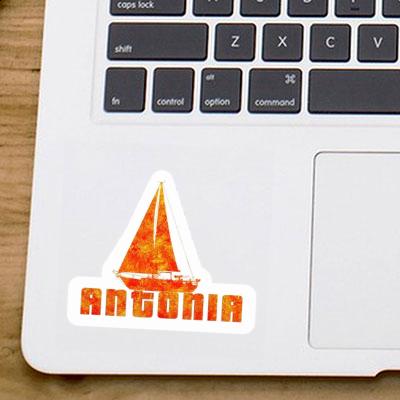 Sticker Segelboot Antonia Laptop Image