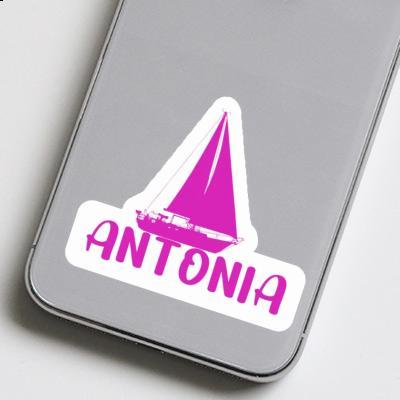 Antonia Sticker Sailboat Notebook Image