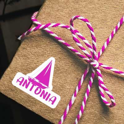 Antonia Sticker Sailboat Gift package Image