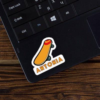 Antonia Sticker Skateboard Laptop Image