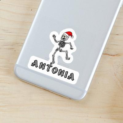 Sticker Weihnachts-Skelett Antonia Gift package Image