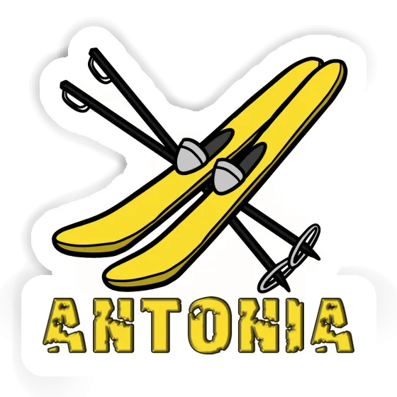 Sticker Antonia Ski Notebook Image