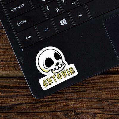 Skull Sticker Antonia Notebook Image