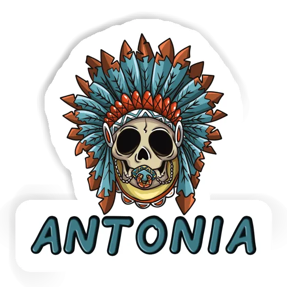 Antonia Sticker Baby Totenkopf Image