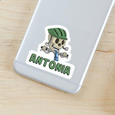 Sticker Bicycle Rider Antonia Laptop Image