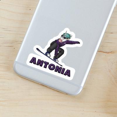 Snowboardeuse Autocollant Antonia Notebook Image