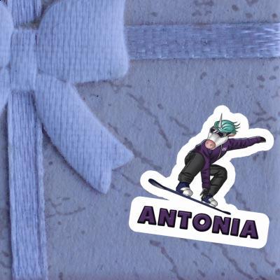 Snowboardeuse Autocollant Antonia Notebook Image