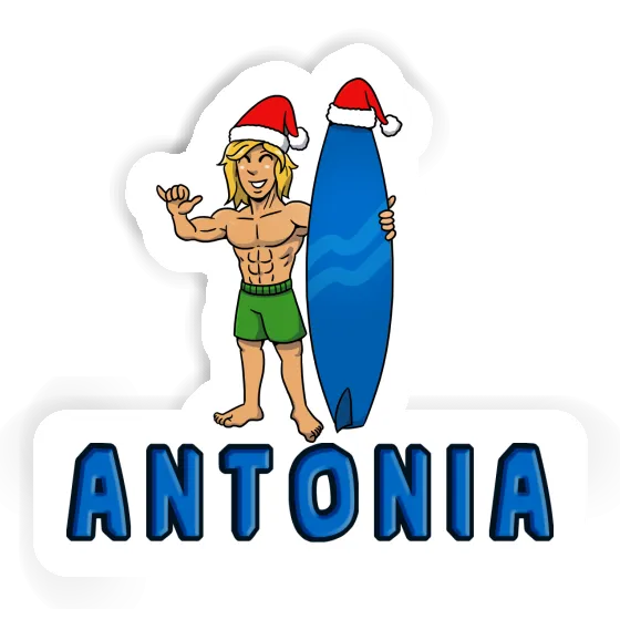 Antonia Sticker Surfer Laptop Image