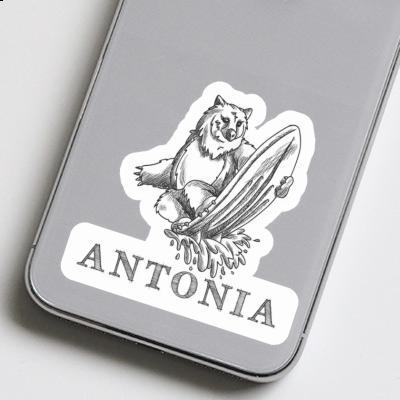 Autocollant Surfeur Antonia Laptop Image