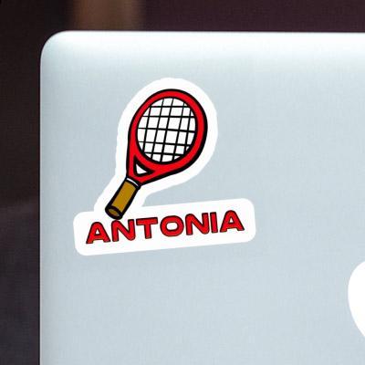 Sticker Antonia Tennis Racket Laptop Image