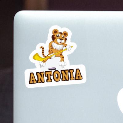 Antonia Sticker Ice-Hockey Player Laptop Image