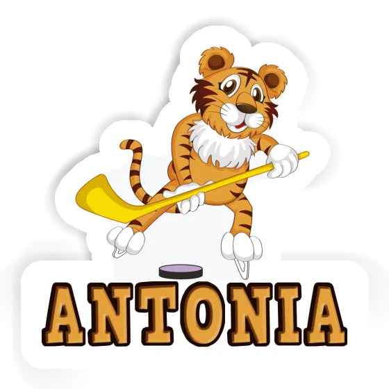 Tiger Sticker Antonia Laptop Image