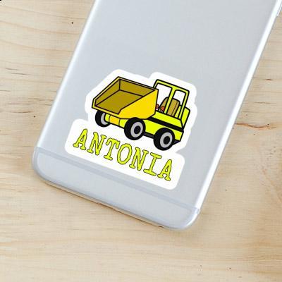 Front Tipper Sticker Antonia Notebook Image