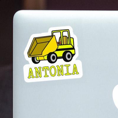 Front Tipper Sticker Antonia Laptop Image