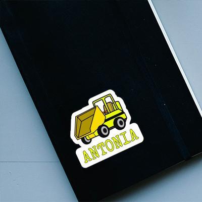 Front Tipper Sticker Antonia Notebook Image