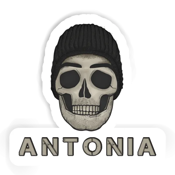 Sticker Antonia Skull Notebook Image