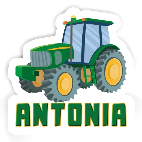 Sticker Antonia Tractor Notebook Image