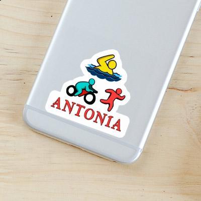 Antonia Sticker Triathlete Image