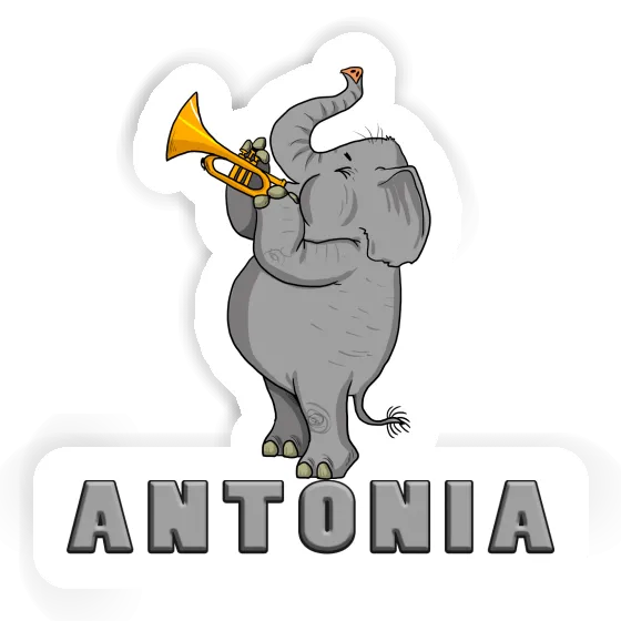 Sticker Antonia Elefant Laptop Image