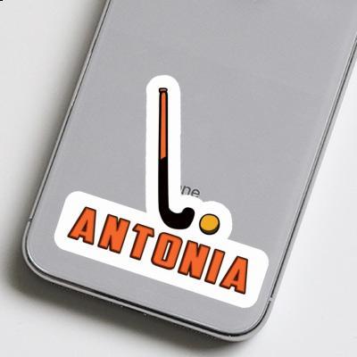 Sticker Floorball Stick Antonia Laptop Image