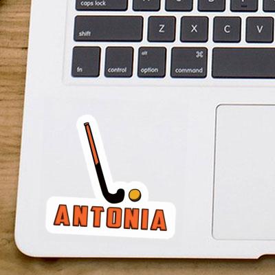 Sticker Floorball Stick Antonia Notebook Image