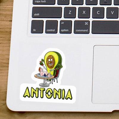 Avocado Sticker Antonia Notebook Image