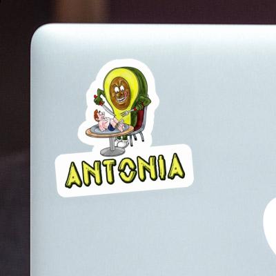 Avocado Sticker Antonia Notebook Image