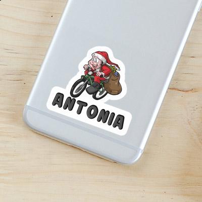 Bicycle Rider Sticker Antonia Laptop Image