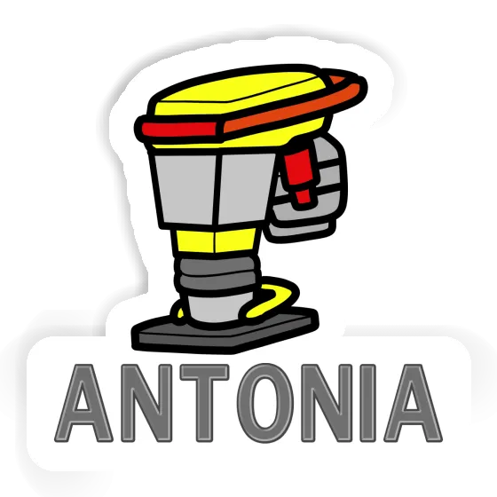 Antonia Sticker Vibrationsstampfer Laptop Image