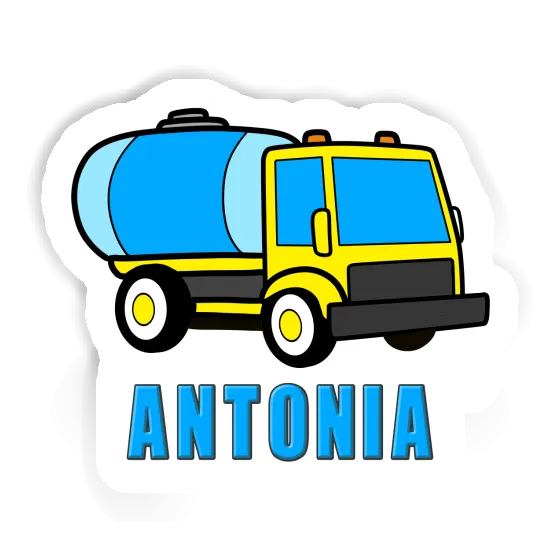 Sticker Water Truck Antonia Laptop Image