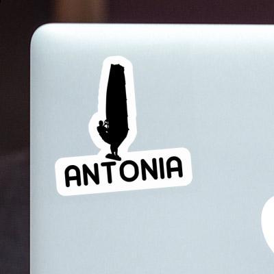 Windsurfer Sticker Antonia Notebook Image