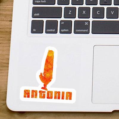 Sticker Antonia Windsurfer Notebook Image