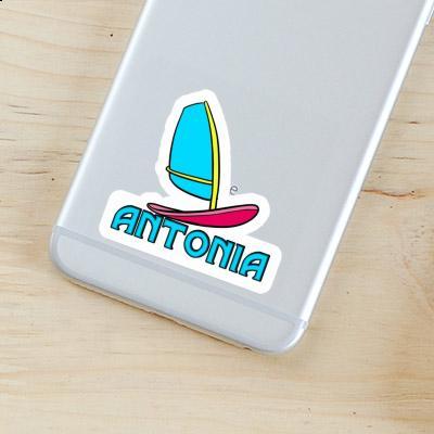 Sticker Antonia Windsurfbrett Laptop Image