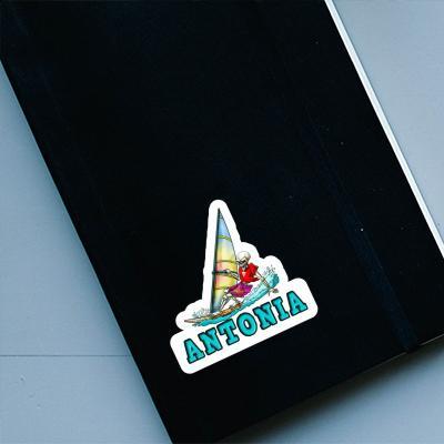 Sticker Surfer Antonia Notebook Image