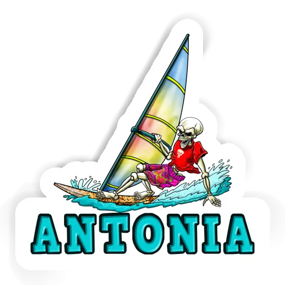 Sticker Surfer Antonia Notebook Image