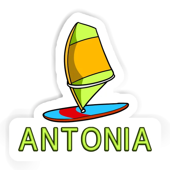 Antonia Sticker Windsurfsegel Notebook Image