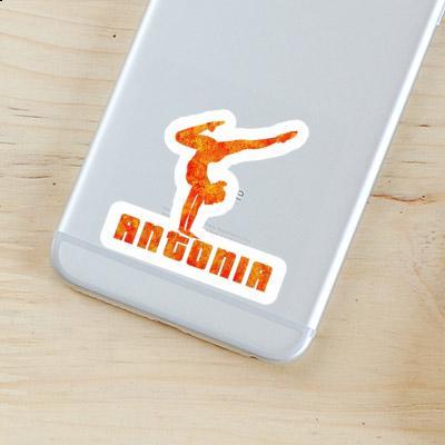 Yoga Woman Sticker Antonia Laptop Image