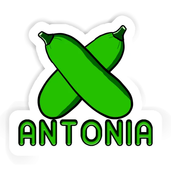 Sticker Zucchini Antonia Laptop Image